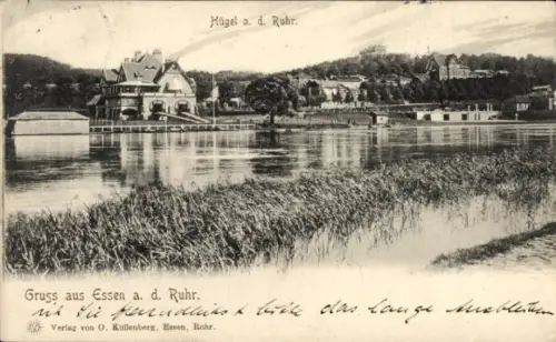 Ak Bredeney Essen im Ruhrgebiet, Villa Hügel