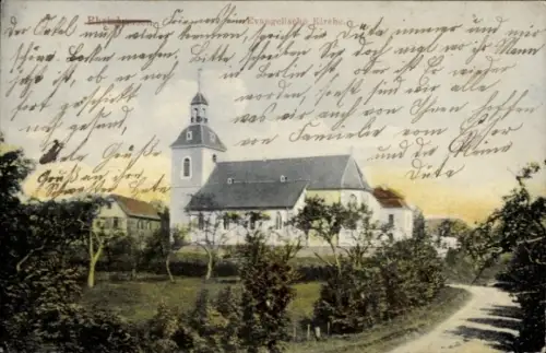 Ak Rheinhausen Duisburg im Ruhrgebiet, Evangelische Kirche