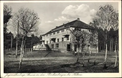 Ak Haltern am See, Borkenberge, Blick auf die Jugendherberge Stausee