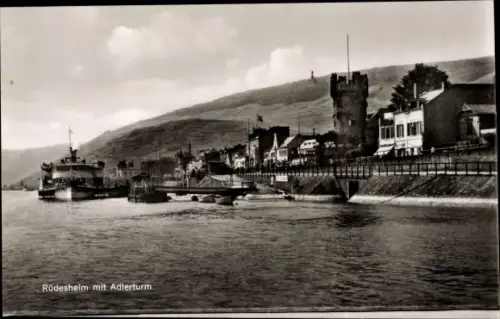 Ak Rüdesheim am Rhein, Adlerturm
