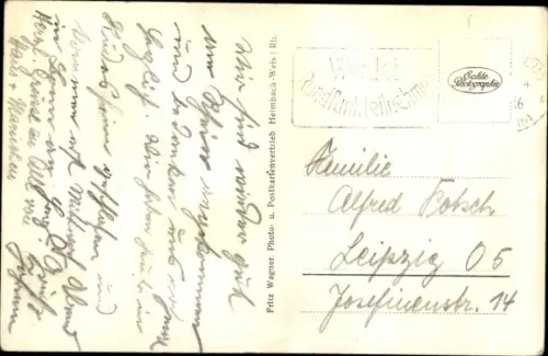 Ak Rüdesheim am Rhein, Panorama