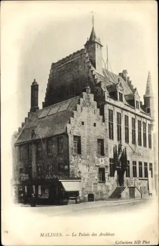 Ak Mechelen Mecheln Malines Flandern Antwerpen, La Palais des Archives