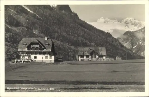 Ak Bad Aussee Steiermark, Hotel Wasnerin, Dachstein