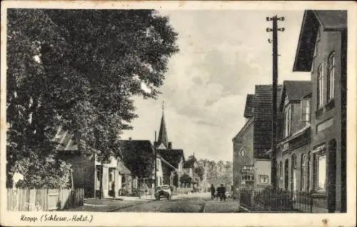 Ak Kropp in Schleswig, Straße