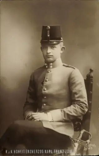 Ak Erzherzog Karl Franz Josef