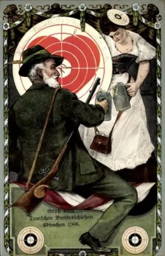 Präge Ak München, Bundesschießen 1906, Bier