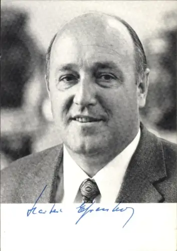 Ak Politiker Herbert Ehrenberg, Autogramm