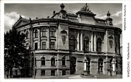 Ak Warszawa Warschau Polen, Politechnikum, Politechnika