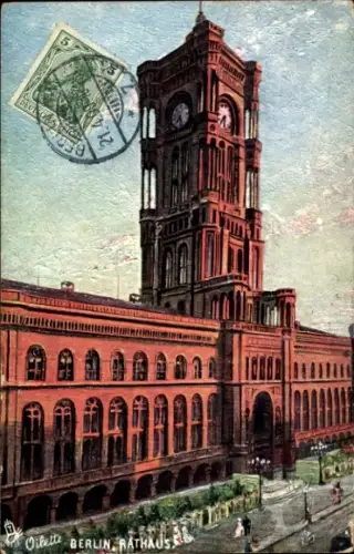 Künstler Ak Berlin Mitte, Rathaus