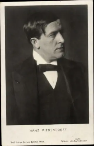 Ak Schauspieler Hans Mierendorff, Portrait