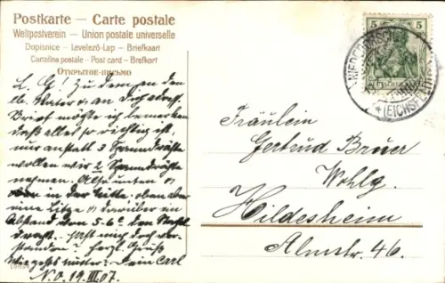 Ak Mutter mit Tochter, Portrait