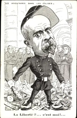 Ak-Inventare in Kirchen, Freiheit bin ich, Dreyfus-Affäre