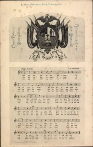 Lied Ak Transvaal Südafrika, Nationalgesang, Wappen