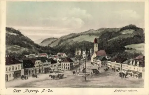 Ak Aspang Niederösterreich, Blick auf die Stadt