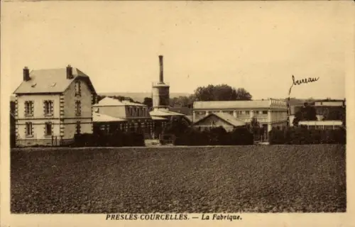 Ak Presles Courcelles Val d'Oise, La Fabrique, bureau