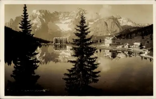 Ak Auronzo di Cadore Veneto, Misurina Sorapis, Hotels, Wasser, Gebirge