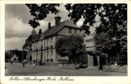 Ak Soltau Lüneburger Heide, Rathaus