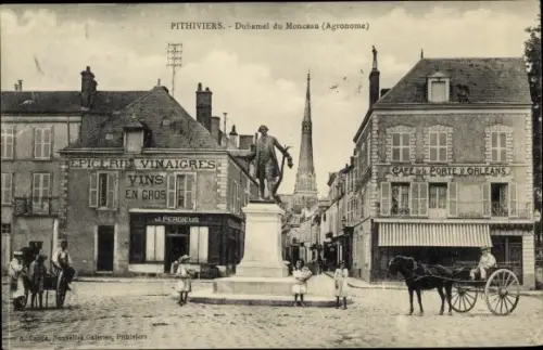 Ak Pithiviers Loiret, Duhamel du Monceau, Commerces