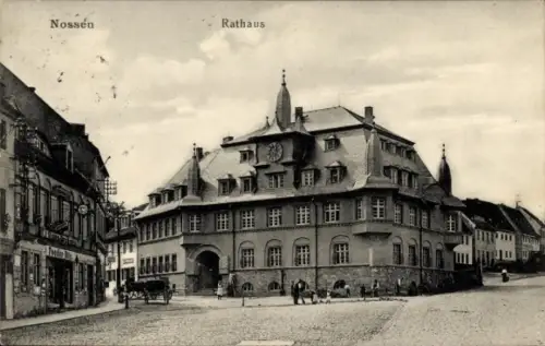 Ak Nossen in Sachsen, Rathaus