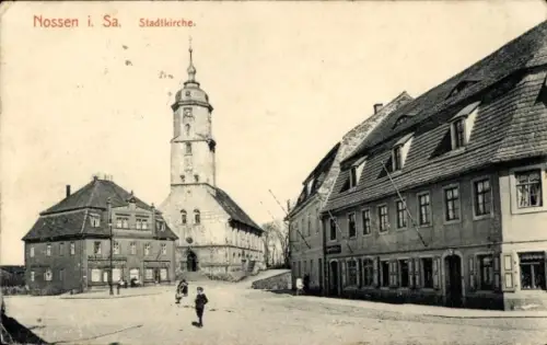 Ak Nossen in Sachsen, Stadtkirche