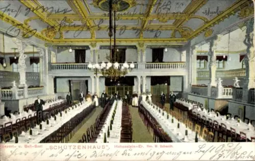 Ak Hohenstein Ernstthal in Sachsen, Schützenhaus