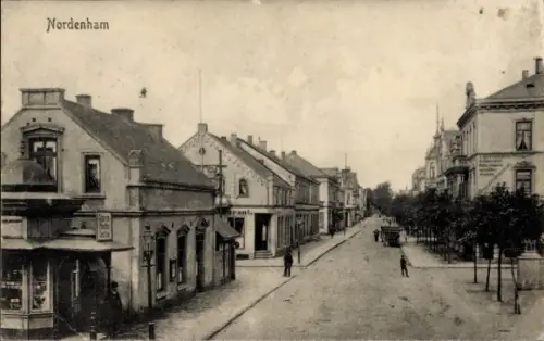 Ak Nordenham in Oldenburg Niedersachsen,  Nr. 44, Straßenansicht