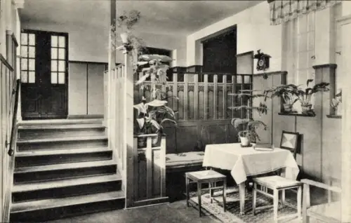 Ak Woltersdorf bei Berlin, Jugendbund-Hauptstelle und Erholungsheim, Diele