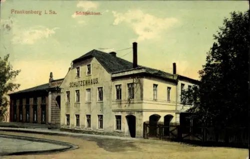 Ak Frankenberg an der Zschopau Sachsen,  SCHUTZENHAUS