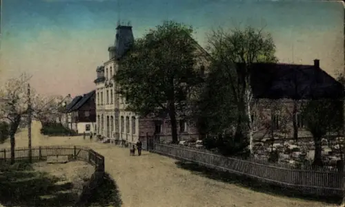 Ak Voigtlaide Glauchau in Sachsen, Erbschänke  Amt Glauchau, Besitzer Paul Vogel, Gasthof mit Bie