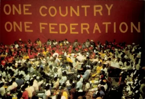 Ak African National Congress ANC, One Country, One Federation