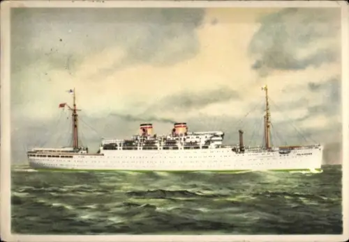 Ak HAPAG Dampfer Milwaukee, Passagierschiff