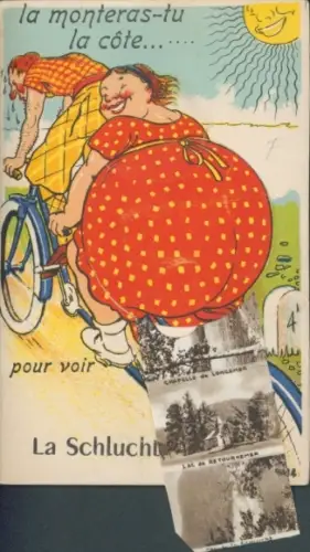 Leporello CPA La Schlucht Vosges, Loc de Longemer, Chapelle,