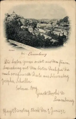 Ak Grund Luxemburg, Gesamtansicht
