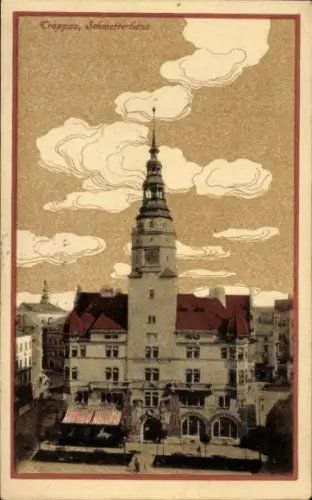 Ak Opava Troppau Region Mährisch Schlesien, Schmetterhaus