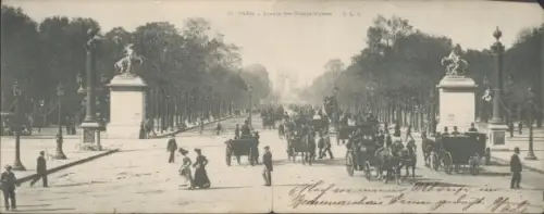 Klapp CPA Paris VIII., Avenue des Champs-Elysees
