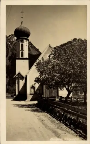 Ak Partenen Gaschurn in Vorarlberg, Kirche