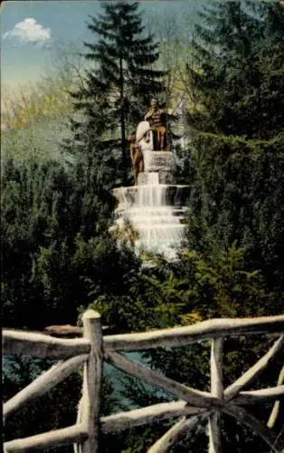 Ak Wien 18 Währing, Türkenschanzpark, Brunnen