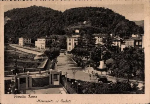 Ak Porretta Terme Emilia Romagna, Monumento ai Caduti