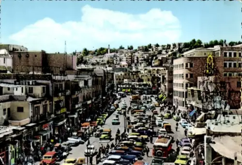 Ak Amman Jordanien, Straßenpartie