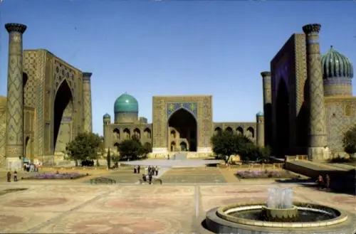 Ak Samarqand Samarkand Usbekistan, Registan ensemble