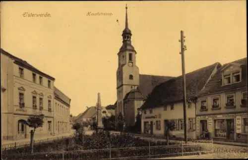 Ak Elsterwerda in Brandenburg, Hauptstraße