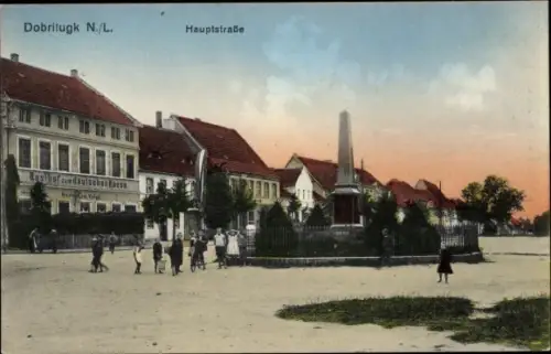 Ak Dobrilugk Doberlug Kirchhain in Brandenburg, Hauptstraße, Gasthof