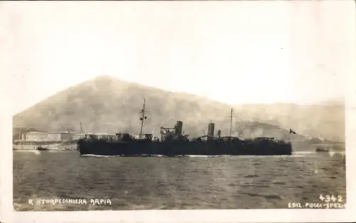 Ak Kriegsschiff, Torpediniera Arpia