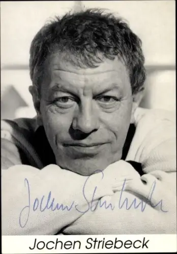 Ak Schauspieler Jochen Striebeck, Portrait, Autogramm