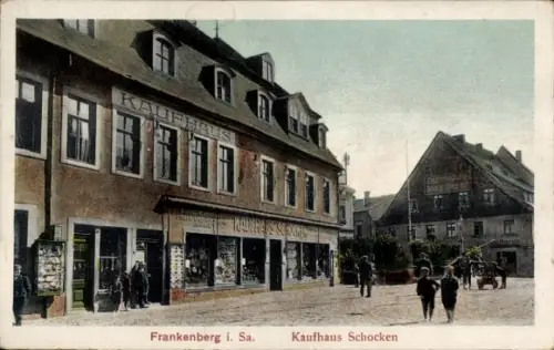 Ak Frankenberg an der Zschopau Sachsen, Kaufhaus Schocken, Frankenberg i. Sa.