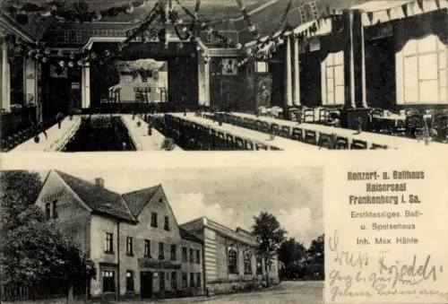 Ak Frankenberg in Sachsen, Konzerthaus und Ballhaus Kaisersaal