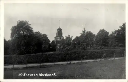 Foto Ak Barmen Wuppertal, Nordpark