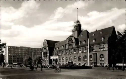 Ak Wiesdorf Leverkusen am Rhein, Rathaus