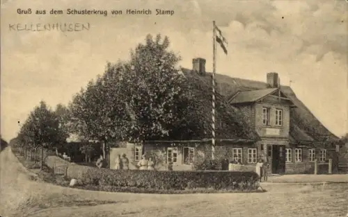 Ak Ostseebad Kellenhusen in Holstein, Schusterkrug, Inh. Heinrich Stamp