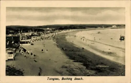 Ak Qingdao Paikokucho Tsingtao China, Badestrand